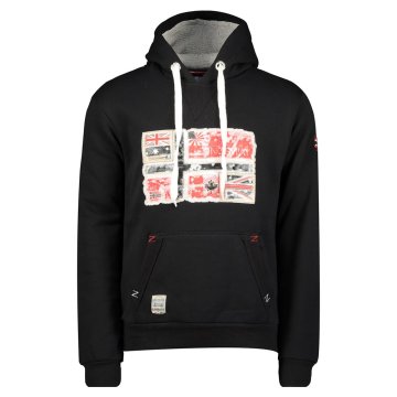 Geographical Norway Pulover s kapuco Geographical Norway WT1874HGNBLACKXXA