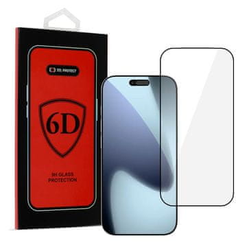 MG Full Glue 6D zaščitno steklo za iPhone 17 Pro / 18 Pro, črno