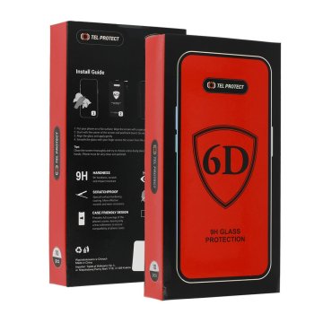 MG Full Glue 6D zaščitno steklo za iPhone 17 Pro Max / 18 Pro Max 10kos, črno