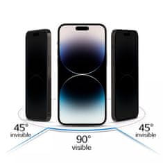 MG Privacy Glass zaščitno steklo za iPhone 18 Pro, črno