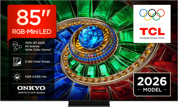 TCL 85RM7L 4K UHD televizor, RGB-Mini LED