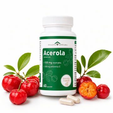 ACEROLA Essence of Nature 60 kapsul | 350 mg vitamina C | Izvleček acerole 500 mg | Podpora imunskemu sistemu