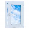 PVC okno belo 50x70 DESNO novo 500x700 mm vrtljivo-nagibno RU dvojno zasteklitev