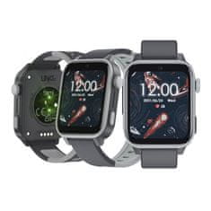 BE Pametna ura Linki2 4G LTE GPS LBS za otroke, merilnik srčnega utripa, termometer, siva