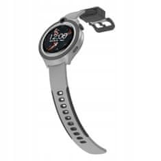 BE Pametna ura Linko2 4G LTE GPS LBS za otroke, merilnik srčnega utripa, termometer, siva