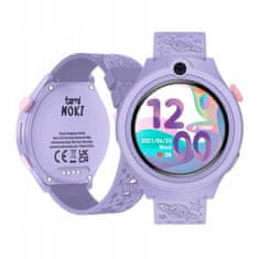 BE Pametna ura Moki za otroke 1,32 palca 360x360 4G LTE GPS LBS vijolična