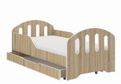 Wooden Toys Otroška postelja SMILE 160x80 SONOMA