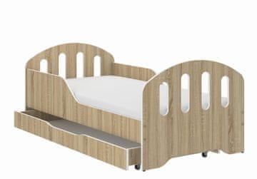 Wooden Toys Otroška postelja SMILE 160x80 SONOMA