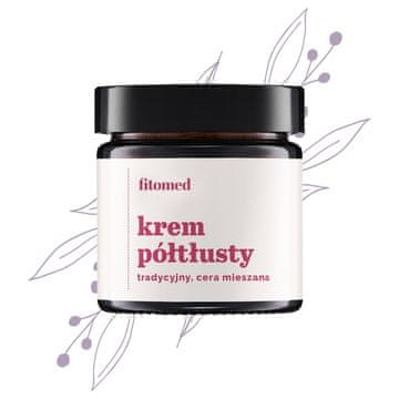 Fit Tradicionalna polbogata krema za mešano kožo (55 g)