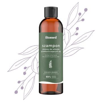 Fit Zeliščni šampon za mastne lase "Soapwort" (250 g)