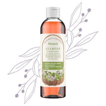 Fit Tradicionalni šampon za mastne lase "Soapwort" - 250 ml