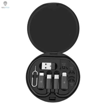 KJB Komplet USB polnilnega kabla in adapterjev s podporo do 65 W Črn