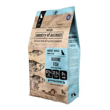 Country of Animals suha hrana za pse morske ribe 9 kg