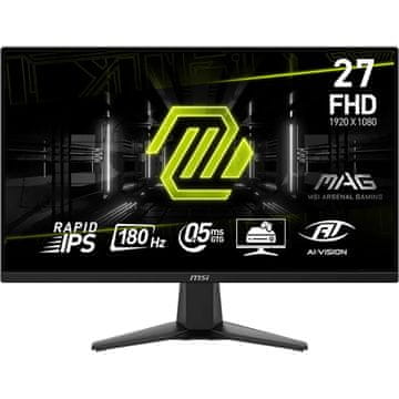 MSI Zaslon MAG 275F / 27" (68,5 cm) / 1920 X 1080 / 180 Hz / 0,5 ms