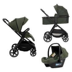 Freeon Zack 3v1 otroški voziček, zelen (81972)