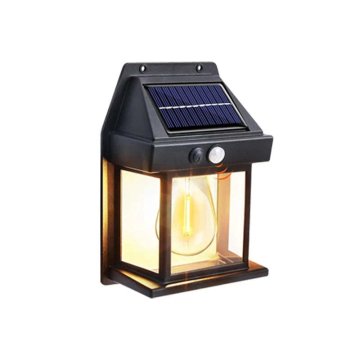 KJB Solarna zunanja stenska LED luč s senzorjem gibanja 1 kos