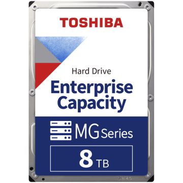 Toshiba MG10-D Series 8TB disk, 512E/4KN, 8.89cm (3.5"), SATA 6Gb/s, 7200 obratov/min