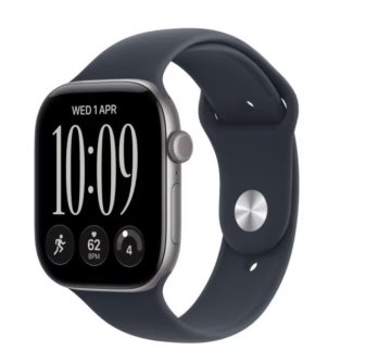 slomart Apple Watch Series 12 GPS + Cellular, 46mm, Zvezdna siva / Temno modra, Velikost M/L