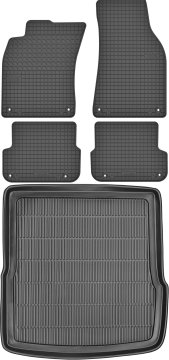 Audi A6 C6 limuzina / karavan od 2006-2011 KOMPLET - gumijaste avtotesnine + zaščitna preproga za prtljažnik
