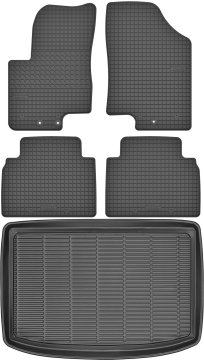 Hyundai ix20 Minivan od 2010-2019 KOMPLET - gumijaste avtotesnine + zaščitna preproga za prtljažnik