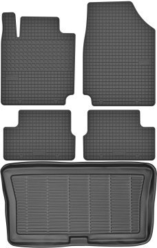 Nissan Micra K12 Hatchback od 2002-2010 KOMPLET - gumijaste avtotesnine + zaščitna preproga za prtljažnik