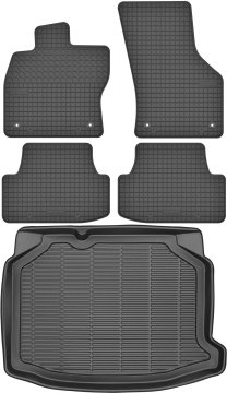 Seat Leon III Hatchback od letnika 2013-2020 KOMPLET - gumijaste avtotesnine + zaščitna preproga za prtljažnik