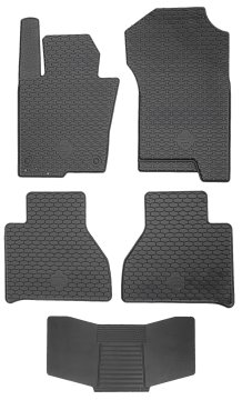 DOMA 221706 Talne preproge + prevleka 251992 - Nissan Navara (King Cab / Double Cab) 2014- STOP. VGRAJENO RN spredaj