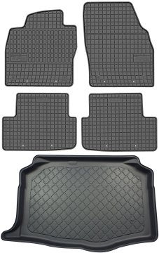Seat Ibiza V Hatchback od 06.2017 KOMPLET - gumijaste avtotesnine + zaščitna preproga za prtljažnik