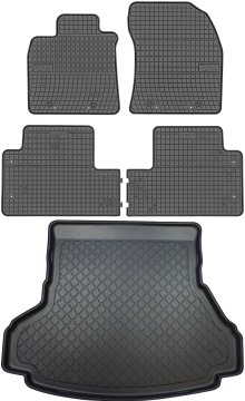 Toyota Avensis III Sedan od 01.2009-08.2018 KOMPLET - gumijaste avtotesnine + zaščitna preproga za prtljažnik