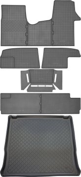 Renault Traffic III / Talento VAN (5-vratni) od 09.2014 KOMPLET - gumijaste avtotesnine + zaščitna preproga za prtljažnik