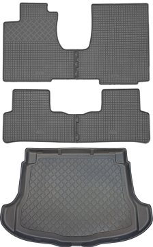Honda CR-V III SUV (5-vratni) od 2007-09.2012 KOMPLET - gumijaste avtotesnine + zaščitna preproga za prtljažnik