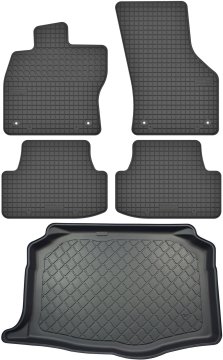 Seat Ibiza V Hatchback od 06.2017 KOMPLET - gumijaste avtotesnine + zaščitna preproga za prtljažnik