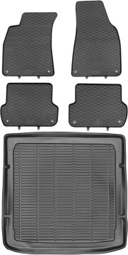 Audi A4 B6 B7 Avant / Kombi od 2000-2008 KOMPLET - gumijaste avtotepi + zaščitna preproga za prtljažnik