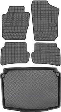Seat Ibiza IV Hatchback od 2008-2017 KOMPLET - gumijaste avtotesnine + zaščitna preproga za prtljažnik
