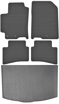Kia Rio IV Hatchback od 2017-2023 KOMPLET - gumijaste avtotesnine + zaščitna preproga za prtljažnik