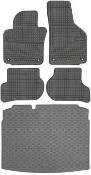 Volkswagen Golf VI Hatchback od 09.2008-09.2012 KOMPLET - gumijaste avtotesnine + zaščitna preproga za prtljažnik