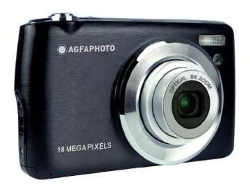 Agfaphoto Kompaktni fotoaparat Realishot DC8200, 8 milijonov slikovnih pik, CMOS, črne barve, 3264 x 2448 slikovnih pik, DC8200BK