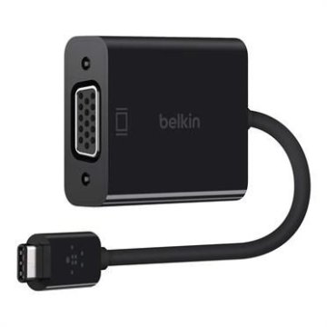 Belkin adapter USB-C na VGA črne barve, F2CU037BTBLK