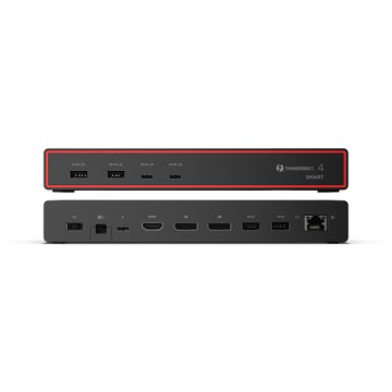 Lenovo ThinkPad Thunderbolt 4 Smart Dock Gen2 7500 žična priklopna postaja črne barve