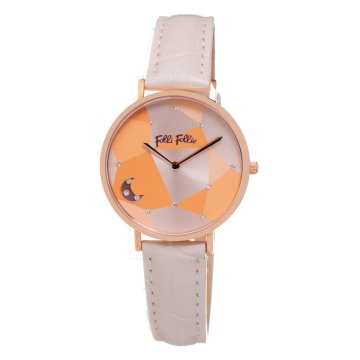 Folli Follie Ura WF19R016SSGPI. Kvarčni mehanizem, bež. Ženska.