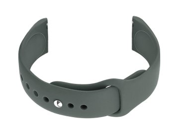 Pacific Gumijast pašček za uro U21 20 mm - temno siv