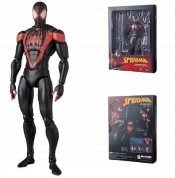 ZBIRATELJSKA FIGURA SPIDER-MAN MILES-MORALES Z DODATKI, KI JO JE MOŽNO NAMESTITI