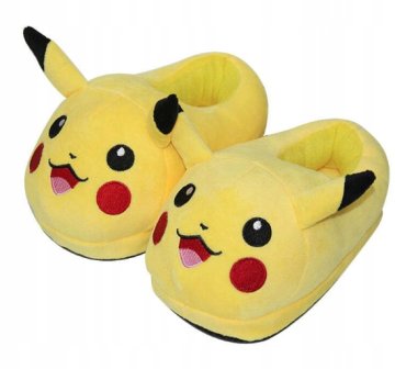 PLIŠASTI COPATI ČEVLJI PIKACHU POKEMON SMEŠNO DARILO