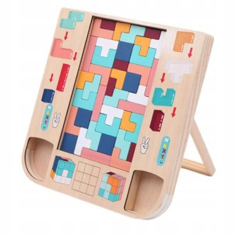 LESENI TETRIS MONTESSORI ZA OTROKE, SENZORNA IZOBRAŽEVALNA IGRAČA