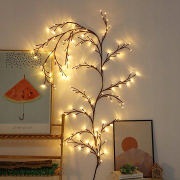 DEKORATIVNE DIY LED LUČI ZA VEJE, UTREŠNO TOPLO BELA, USB 1,8 M
