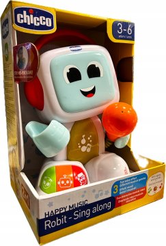 Chicco Veseli glasbeni robot, ki poje skupaj, interaktivni pojoči robot za otroke