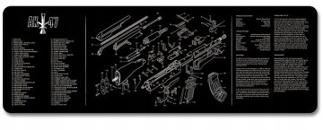 VELIKA ZAŠČITNA PODLOGA ZA MIZNO PISALKO AK-47