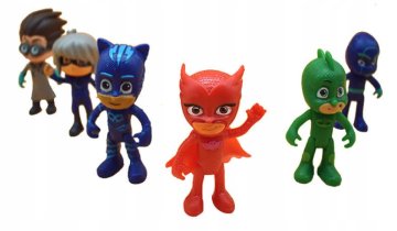 KOMPLET FIGURIC PJMASK MEŠANICA 6 FIGURIC IZ PRAVLJIC ZA OTROKE