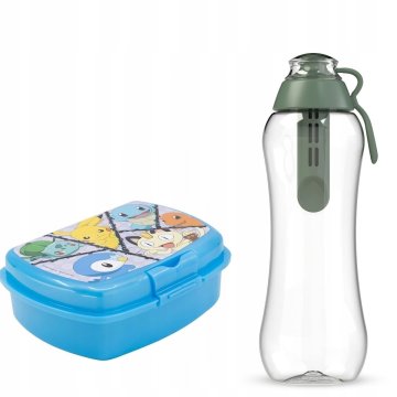 DAFI POKEMON LUNCHBOX ZAJTRK SET MEHKA steklenička s filtrom