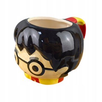 KERAMIČNA SKODELICA Z GLAVO HARRYJA POTTERJA, SMEŠNO UNIVERZALNO DARILNO 600 ML